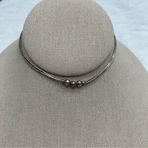 VTG Sterling Liquid 925 Sterling Silver Ankle Bracelet Aprox 11 inch,Tested